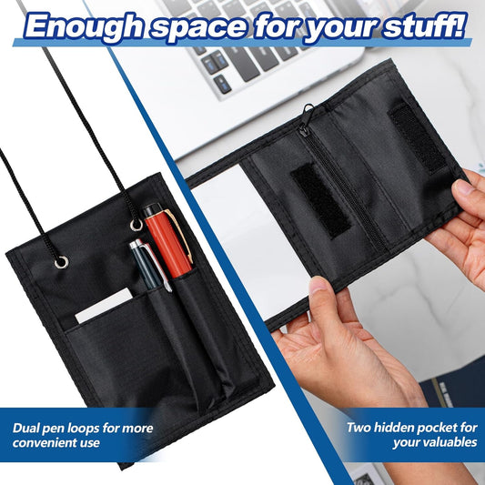 Houston Horizon - Name Badge Holders with Lanyard 4 x 3 Inch Name Badge