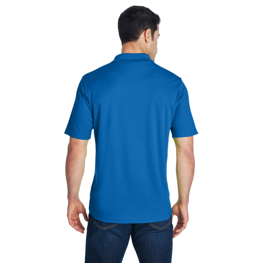 Note-oriety Embroidered Men's Origin Performance Piqué Polo - True Royal