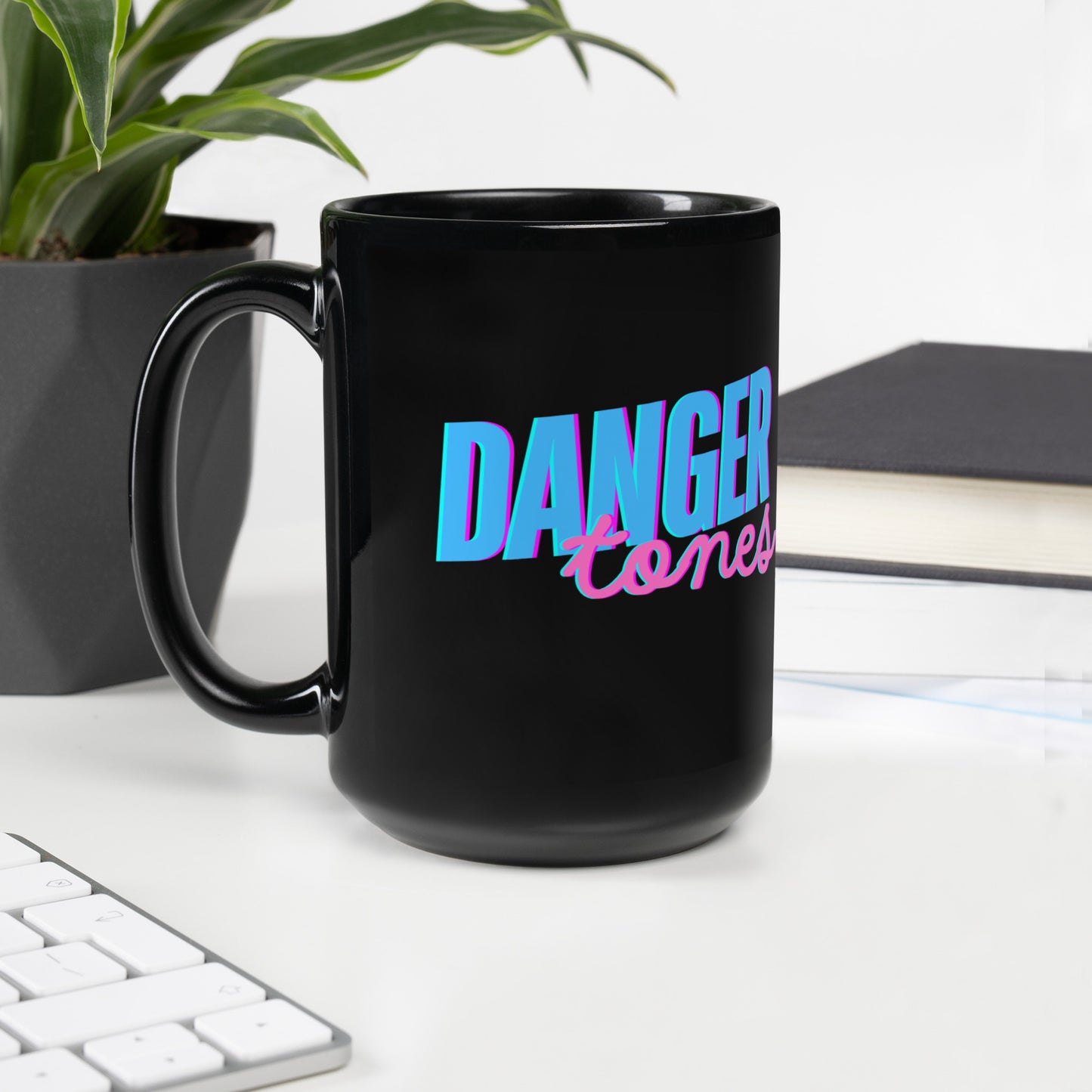 Danger Tones - Printed Black Glossy Mug