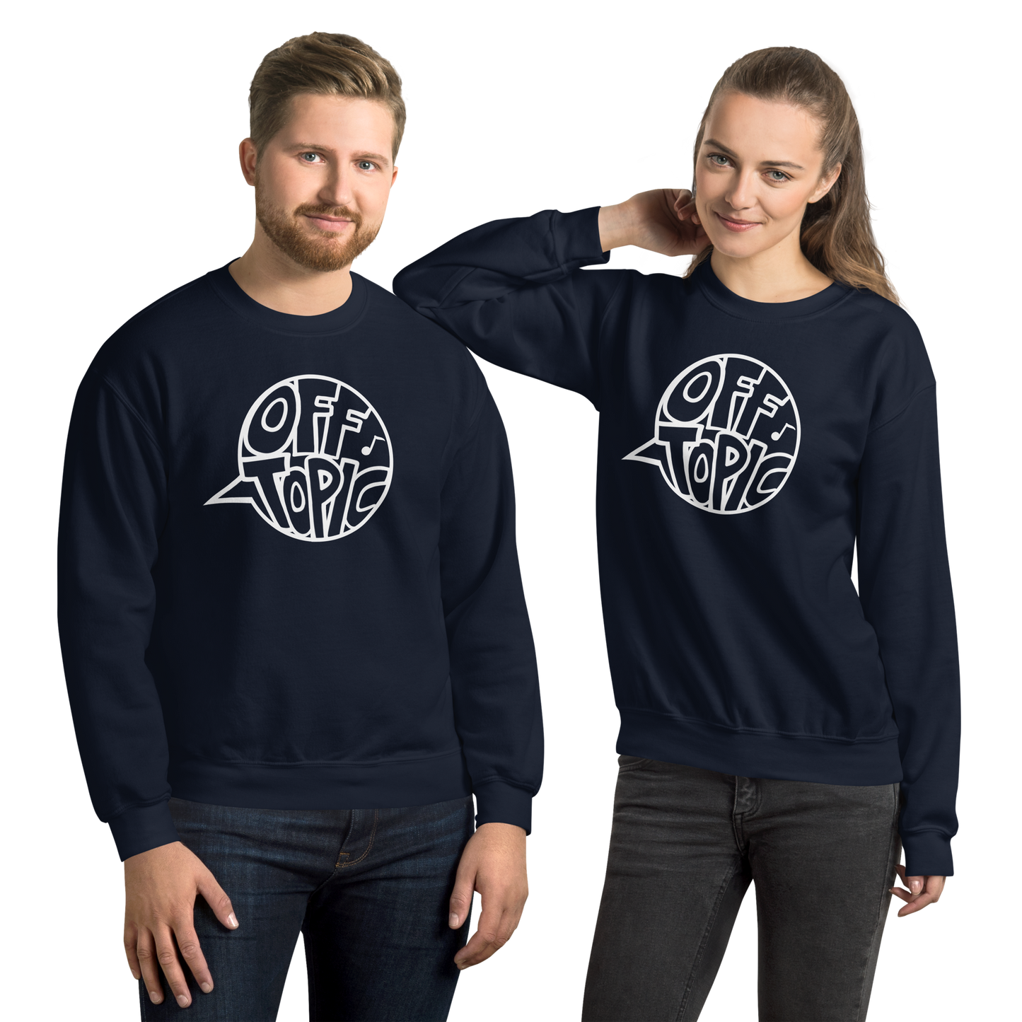 Off Topic - Printed Gildan Unisex Sweatshirt
