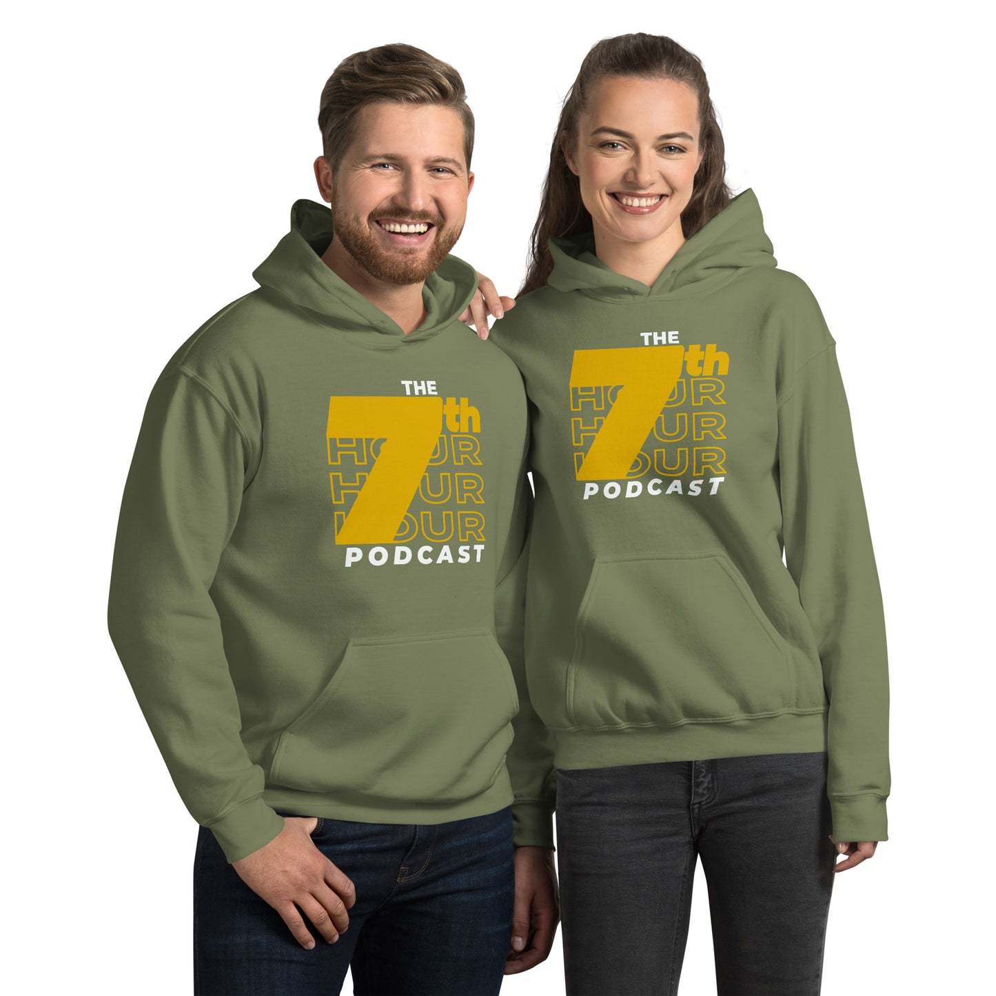7th Hour Podcast - Printed Gildan Unisex Hoodie