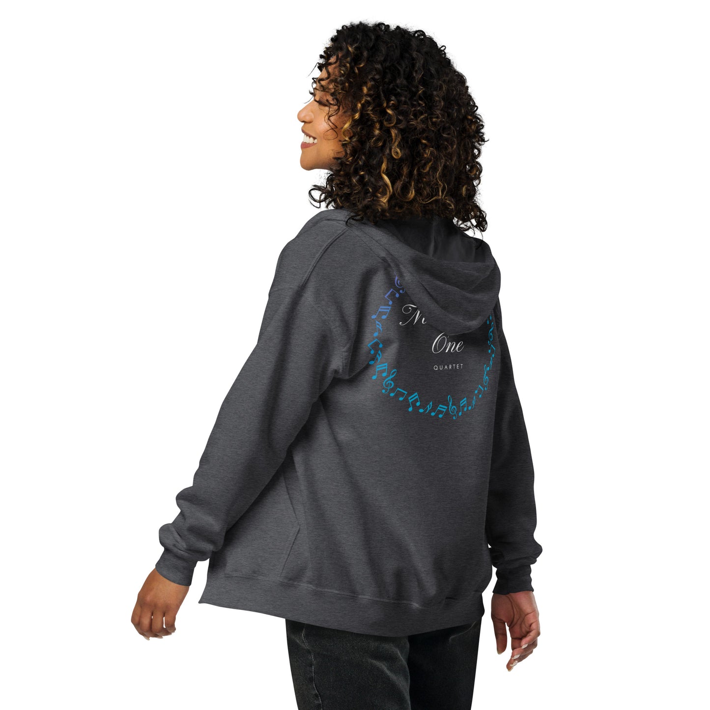 Naturally One - Printed Unisex heavy blend zip hoodie