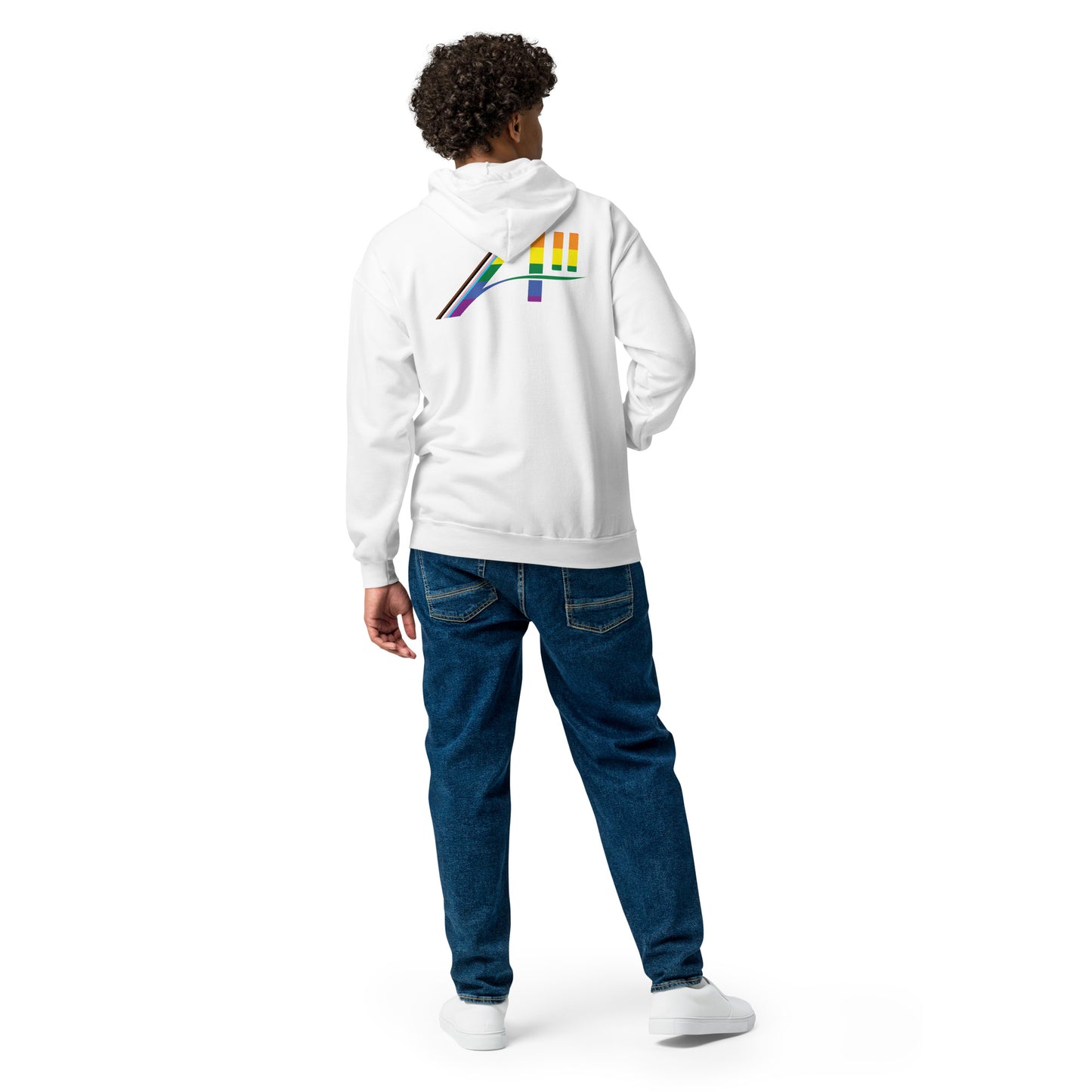 The Alliance - Pride Logo Unisex heavy blend zip hoodie
