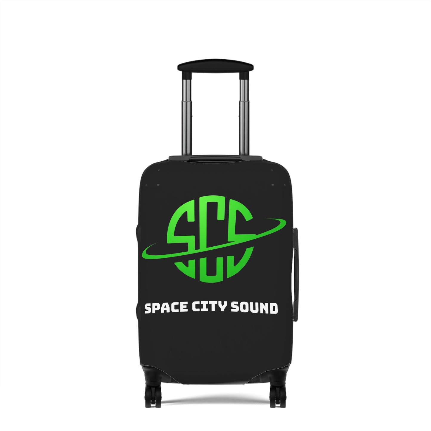 Space City Sound Printed Luggage Cover