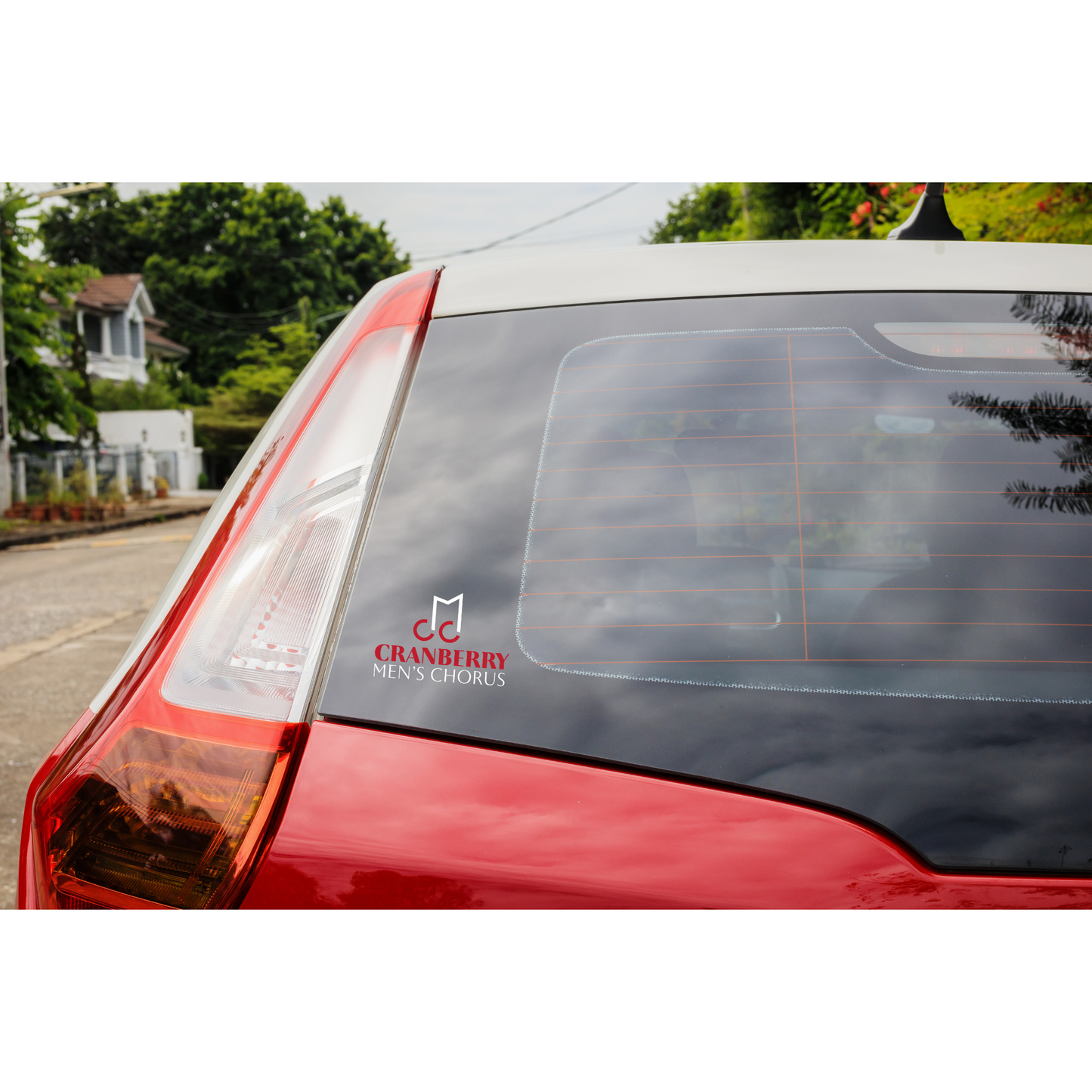 Cranberry Men's Chorus - Permanent, Waterproof Decal Sticker