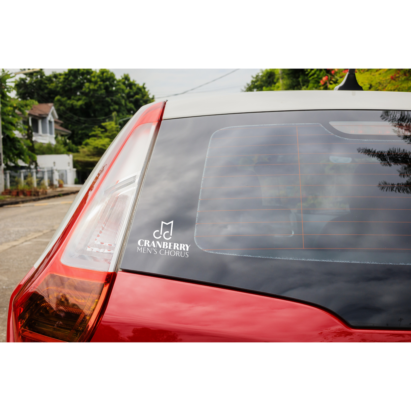 Cranberry Men's Chorus - Permanent, Waterproof Decal Sticker