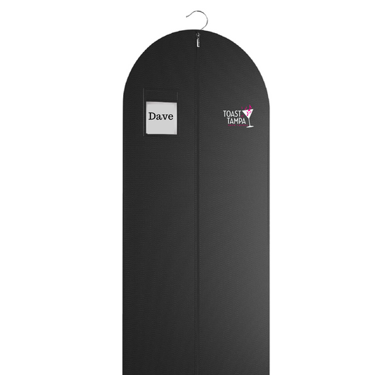 Toast of Tampa - Embroidered Short Garment Bags for Dresses, Costumes, Coats, etc.