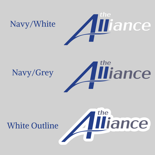 The Alliance: Permanent, Waterproof Decal Sticker