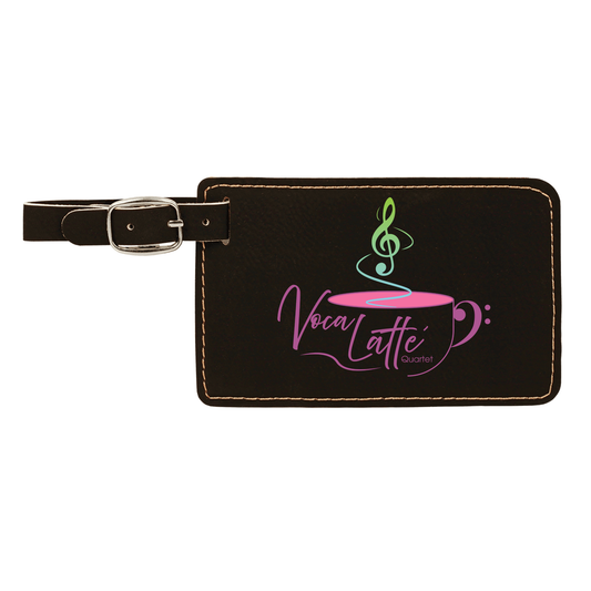 VocaLatté Printed - Leatherette Luggage Tag