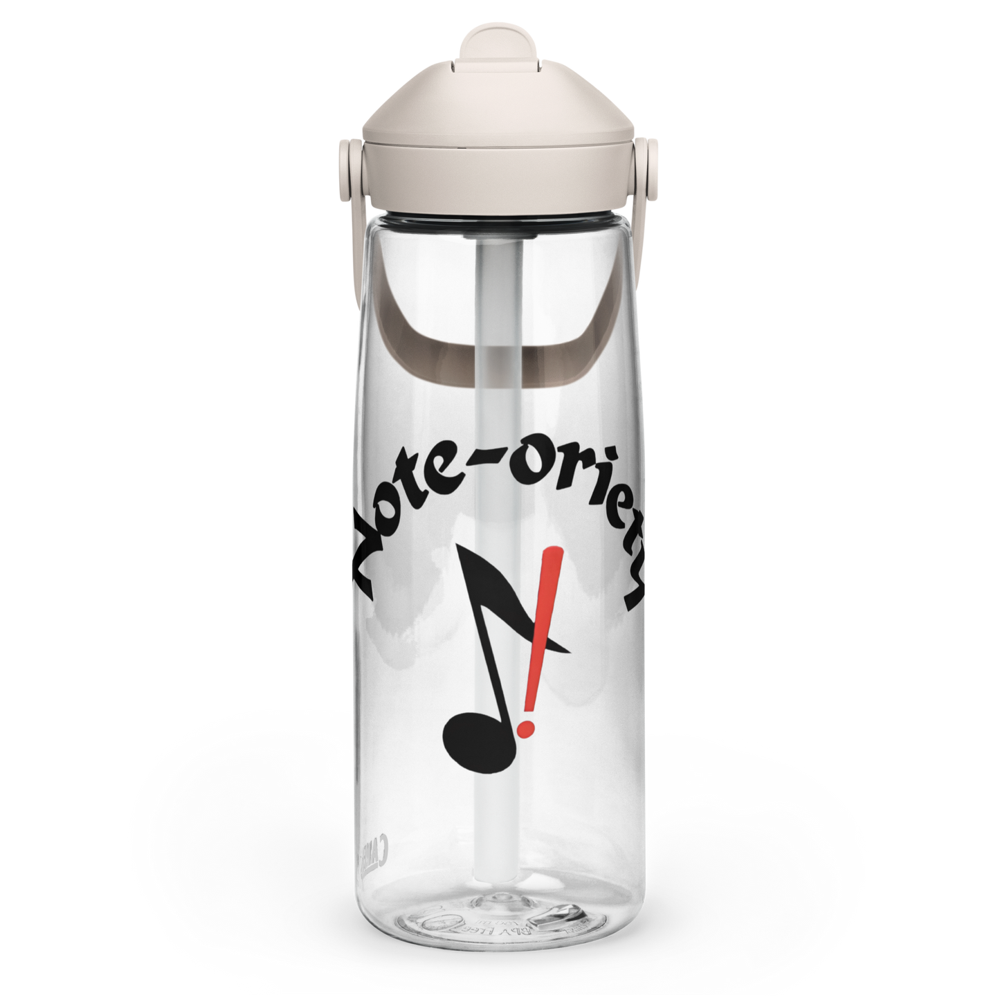 Note-oriety Printed Flip straw water bottle