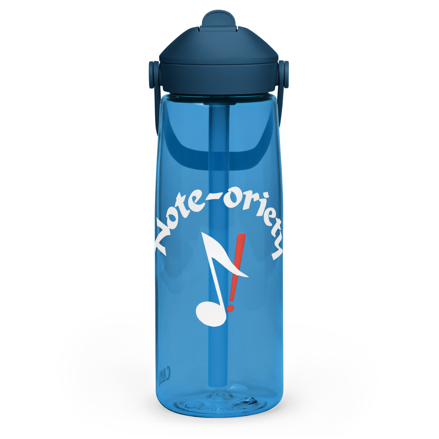 Note-oriety Printed Flip straw water bottle