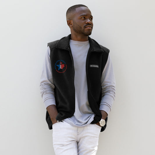 NED - Embroidered Relaxed fit Columbia fleece vest
