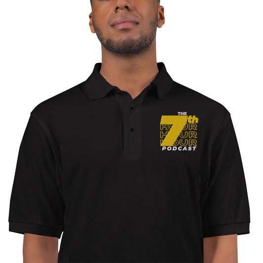 7th Hour Podcast - Embroidered Men's Premium Polo
