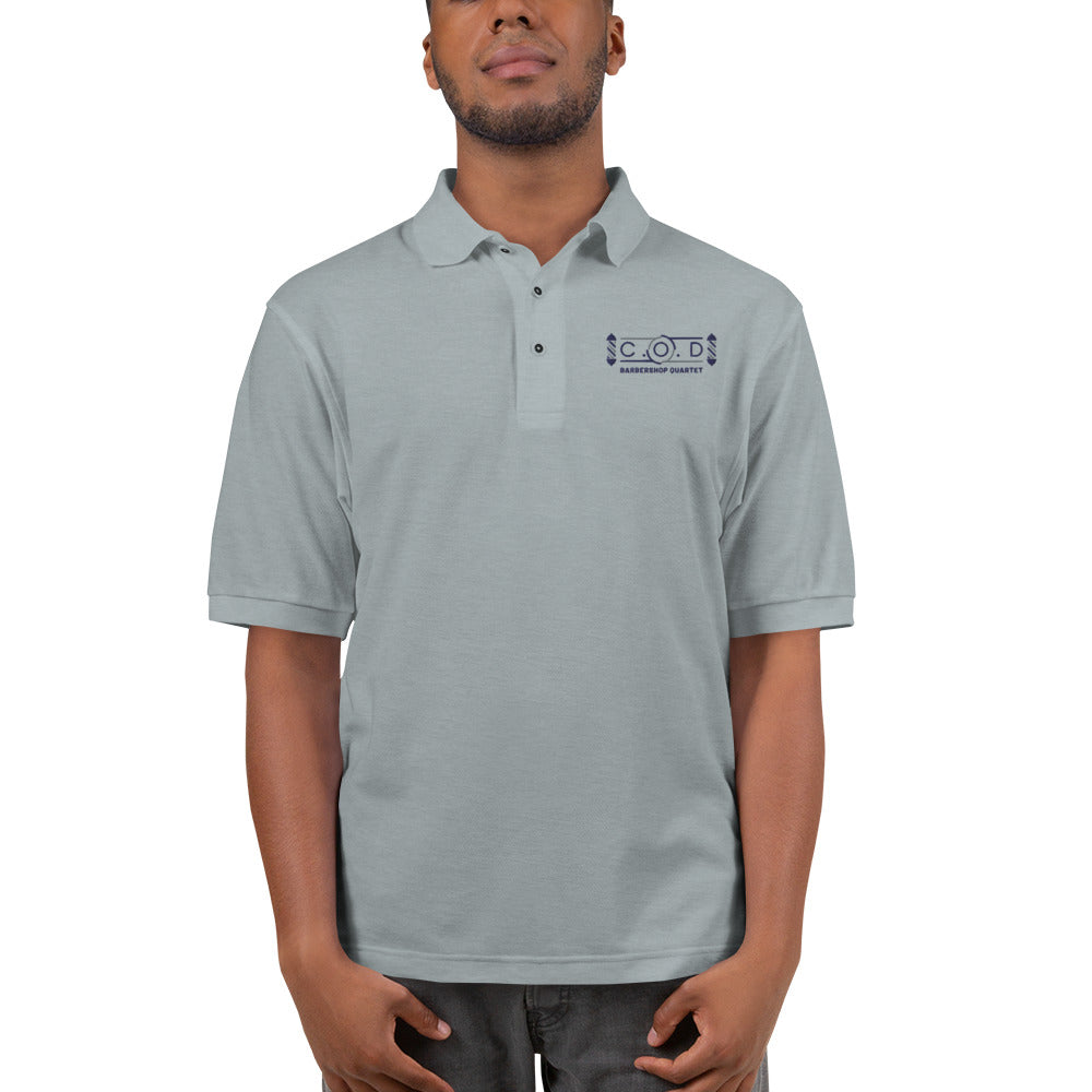 C.O.D. Embroidered Men's Premium Polo