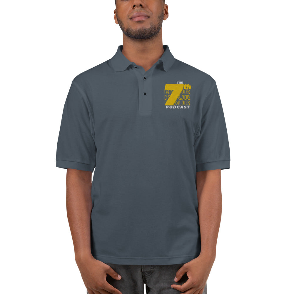 7th Hour Podcast - Embroidered Men's Premium Polo