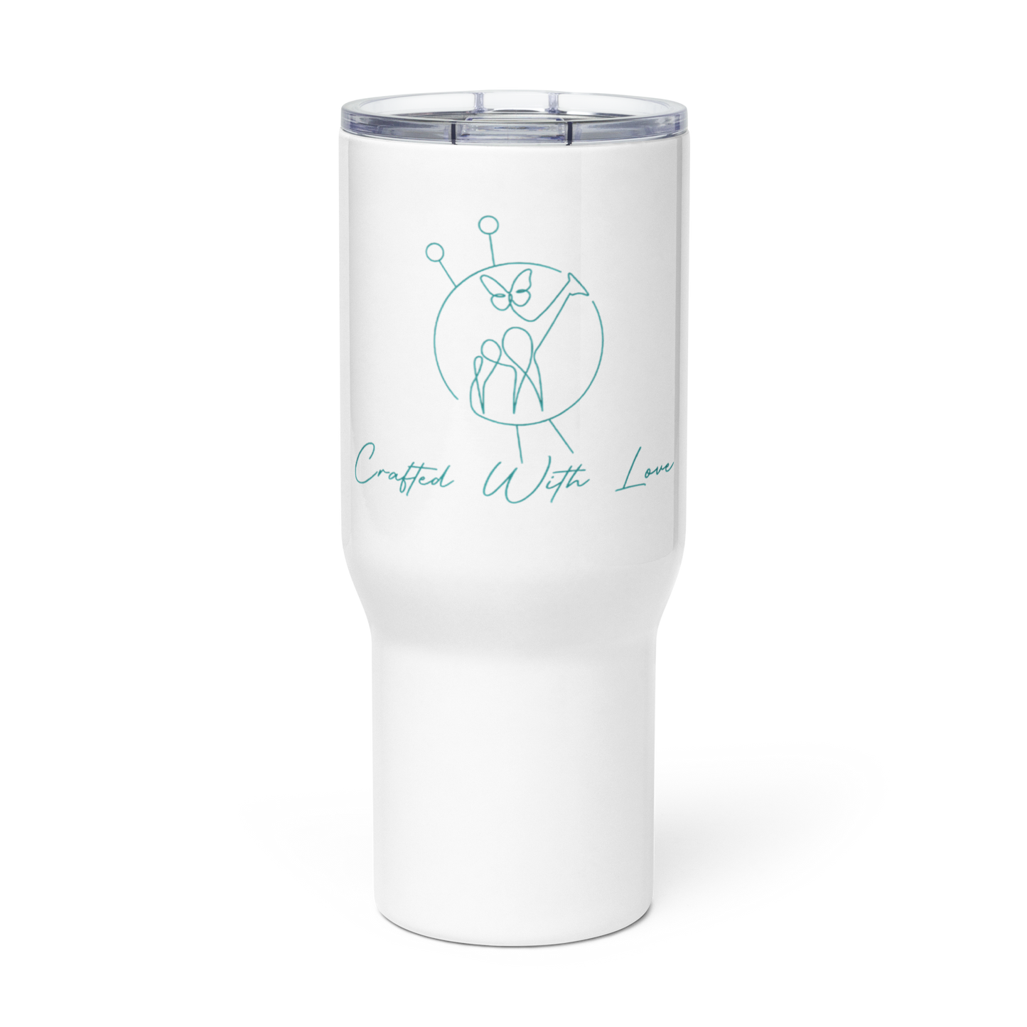 Ventured Treasures - Printed Travel Mug (With Handle)