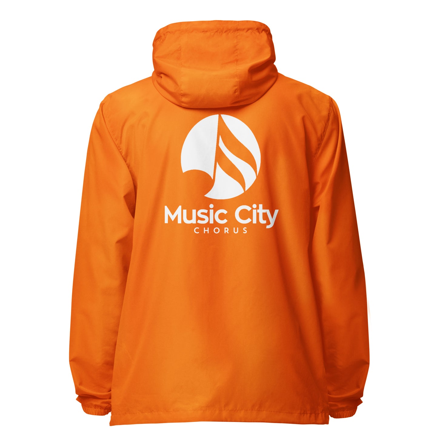 Music City Chorus - Printed Unisex lightweight zip up windbreaker