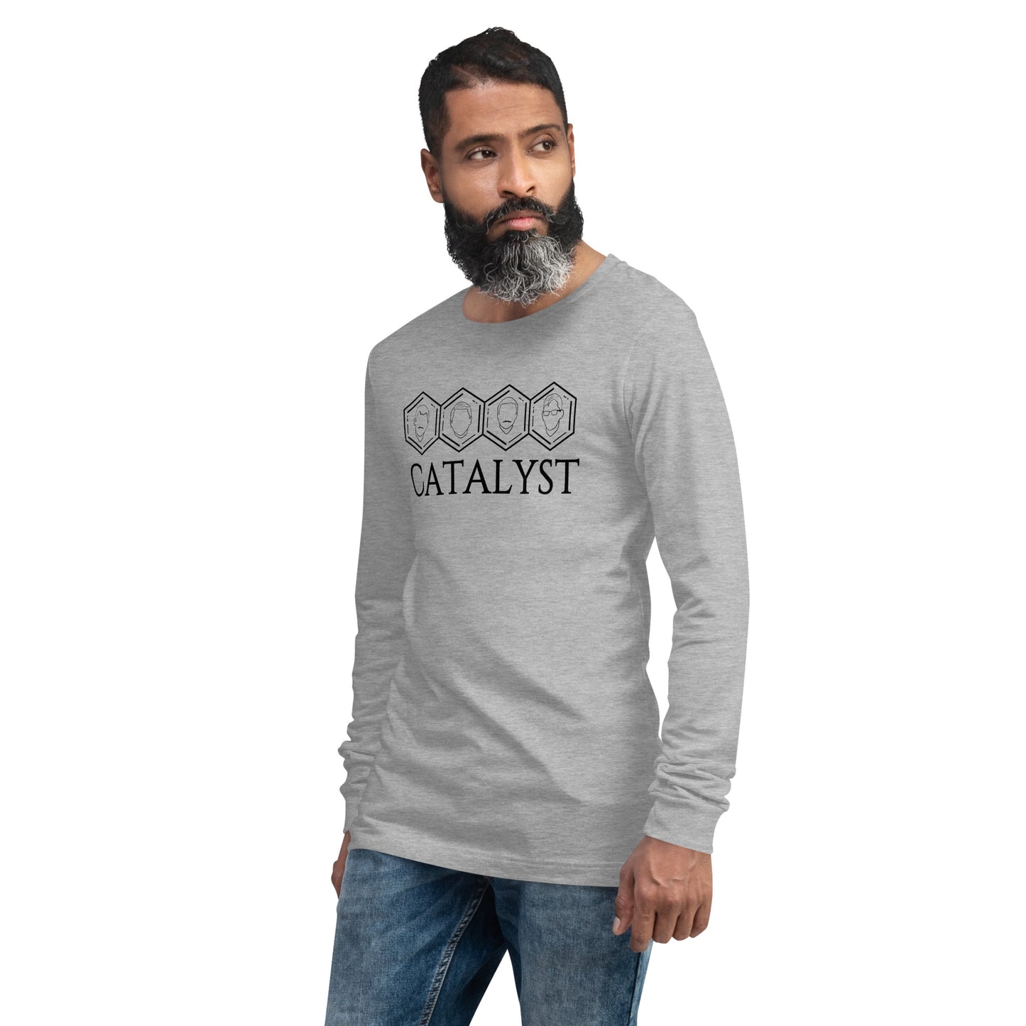 Catalyst - Printed Unisex Long Sleeve Tee