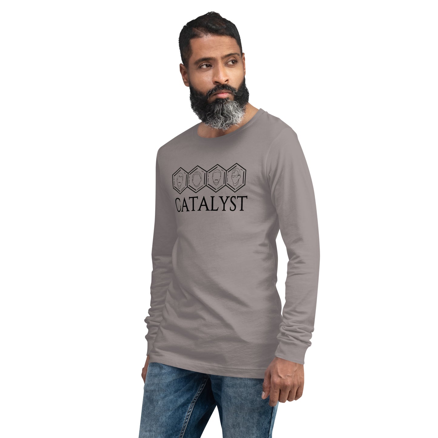 Catalyst - Printed Unisex Long Sleeve Tee