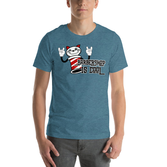 Barber Polecat - Barbershop is cool - Printed Unisex t-shirt