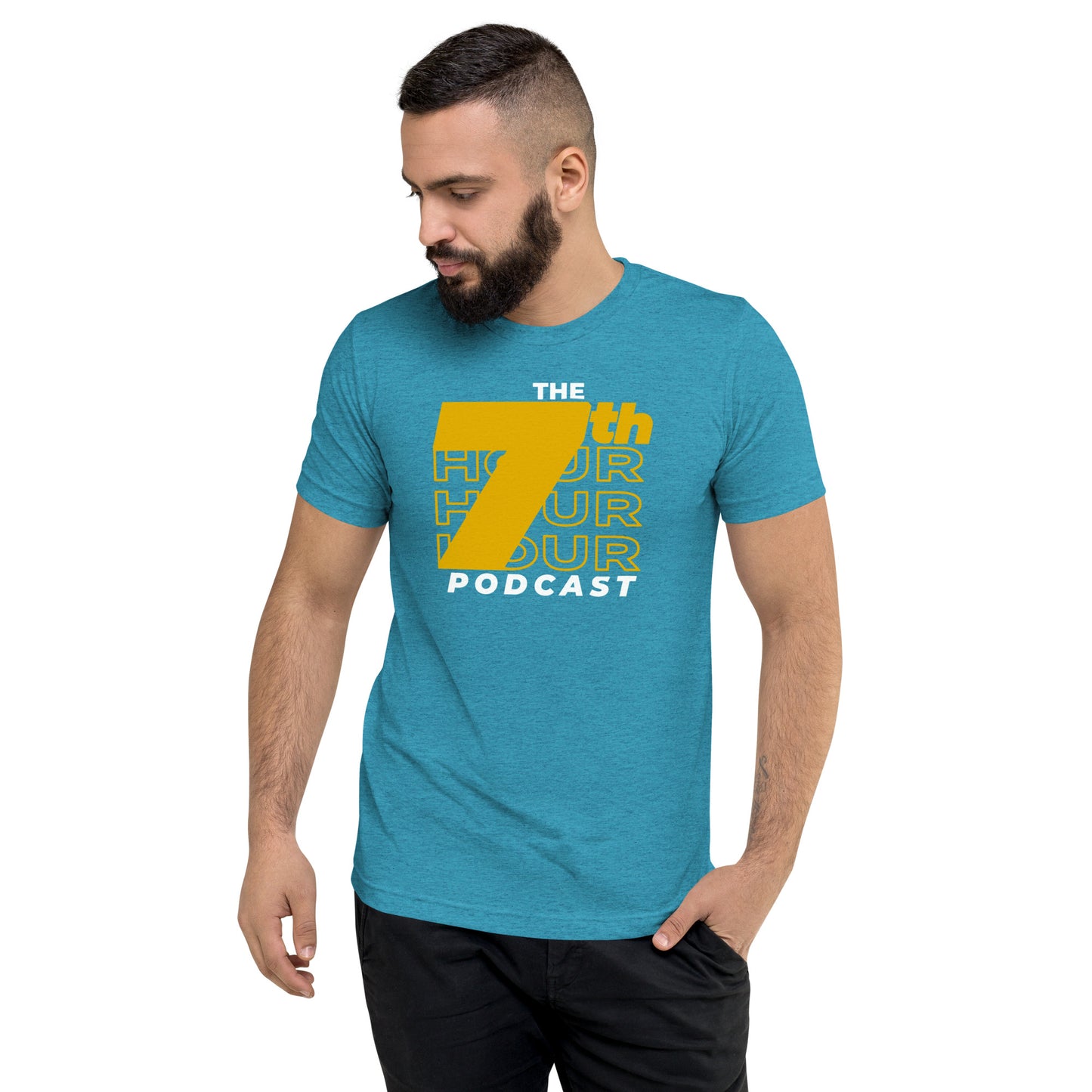 7th Hour Podcast - Printed Super Soft Triblend -Short sleeve t-shirt