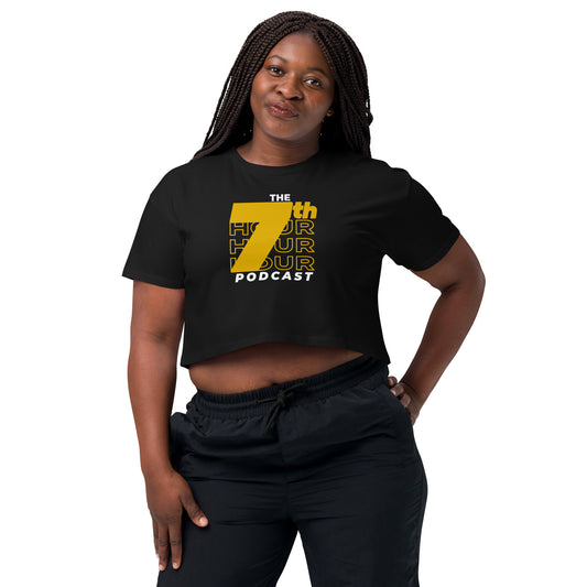 7th Hour Podcast - Printed Women’s crop top