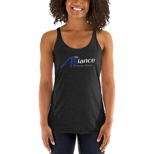 The Alliance - Printed Fitted Racerback Tank