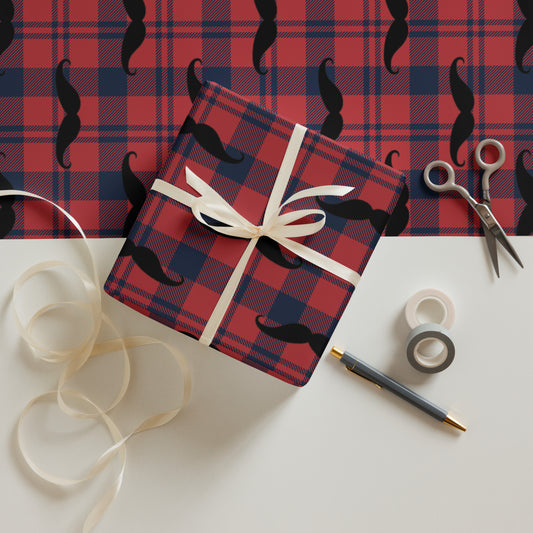 Mustache - Wrapping paper sheets