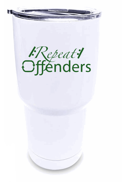 Repeat Offenders: Permanent, Waterproof Decal Sticker