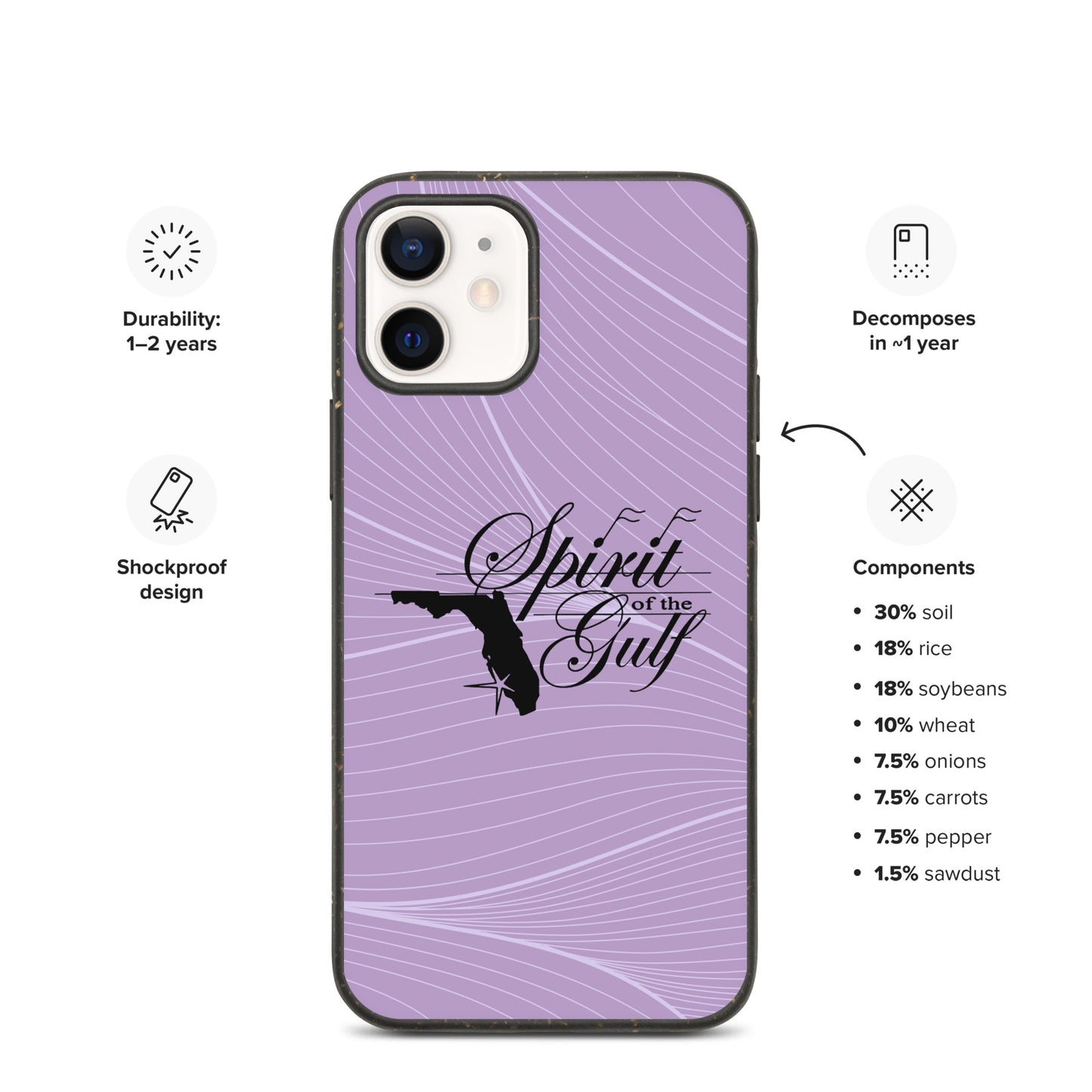Spirit of the Gulf - Speckled Case for iPhone®