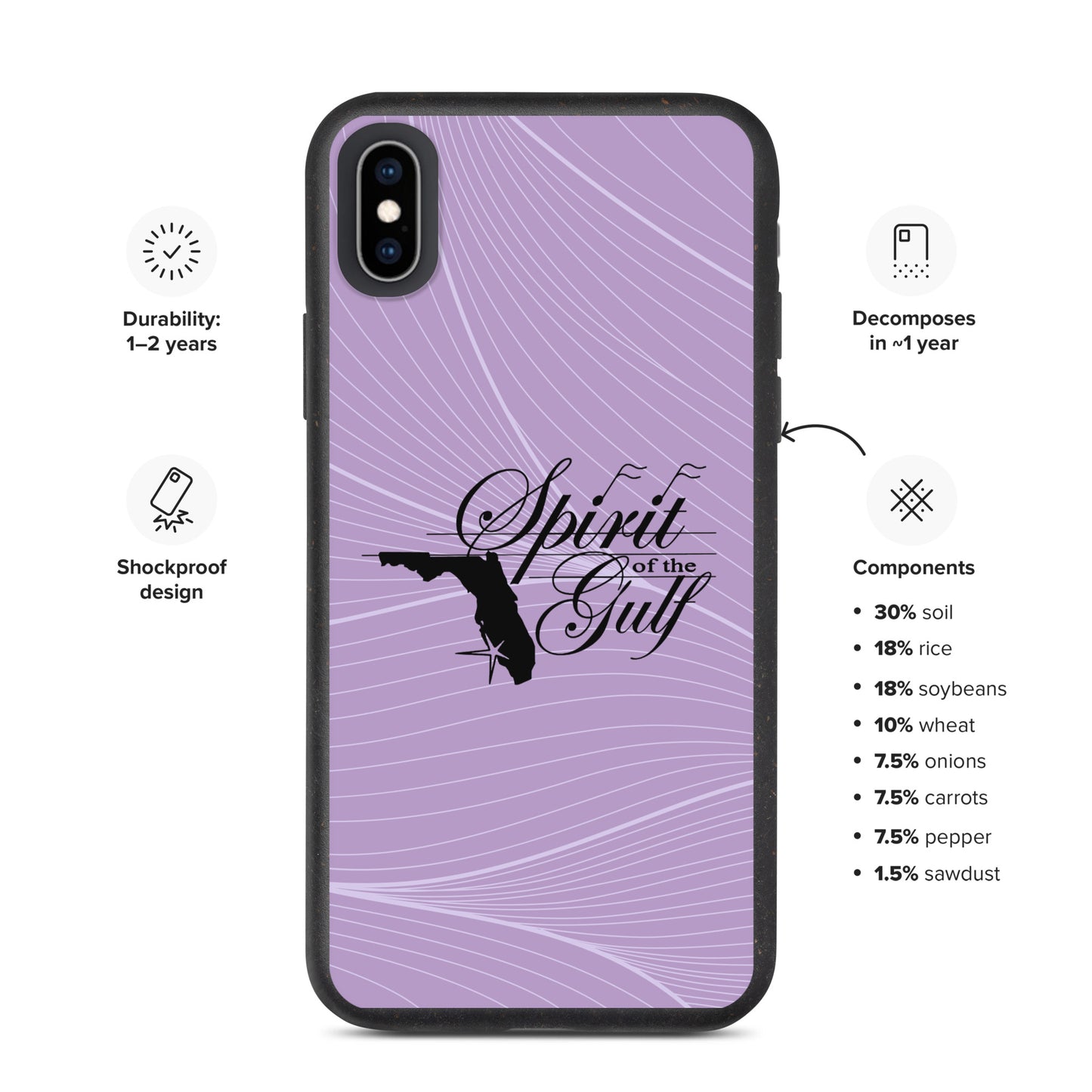 Spirit of the Gulf - Speckled Case for iPhone®