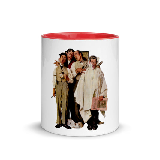Rockwell Saturday Evening Post - Mug with Color Inside