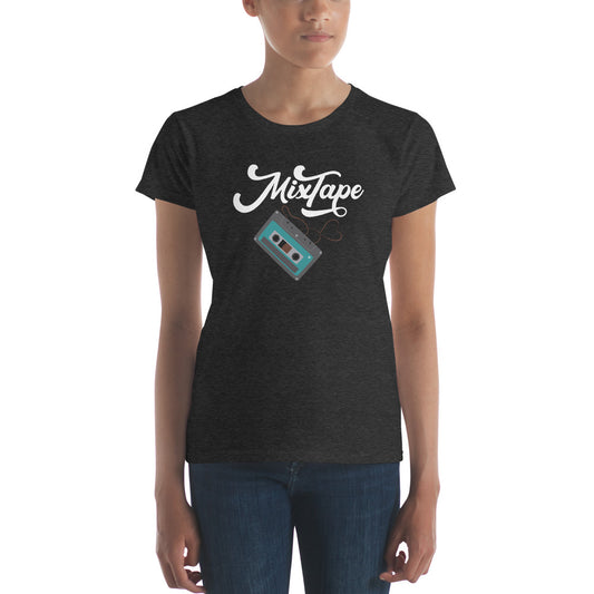 MixTape - Cassette Love:  Printed Women's Fit short sleeve t-shirt